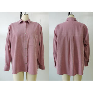 Pink Color Softy Autumn Winter Long Sleeves Shirt